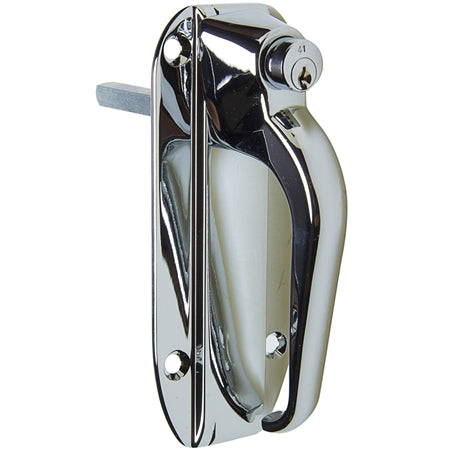 Exterior Sliding Door Latch Handle - Push Button