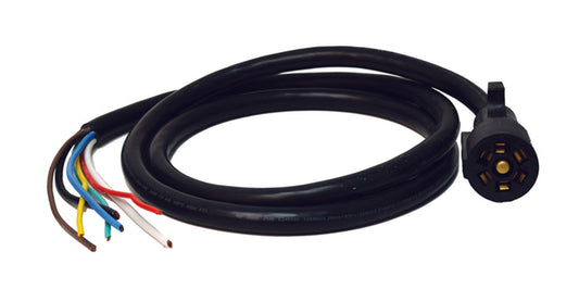 7-Way Trailer Cord, 6', Bulk